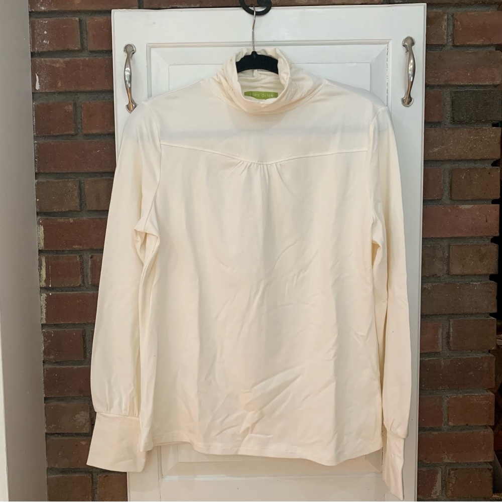 Sigrid Olsen cotton turtleneck